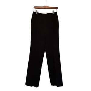 TALBOTS Black Stretch Straight Leg Classic Dress Pants